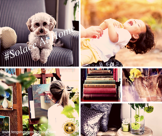 FINDING SOLACE AT HOME IS IMPORTANT TO ME.