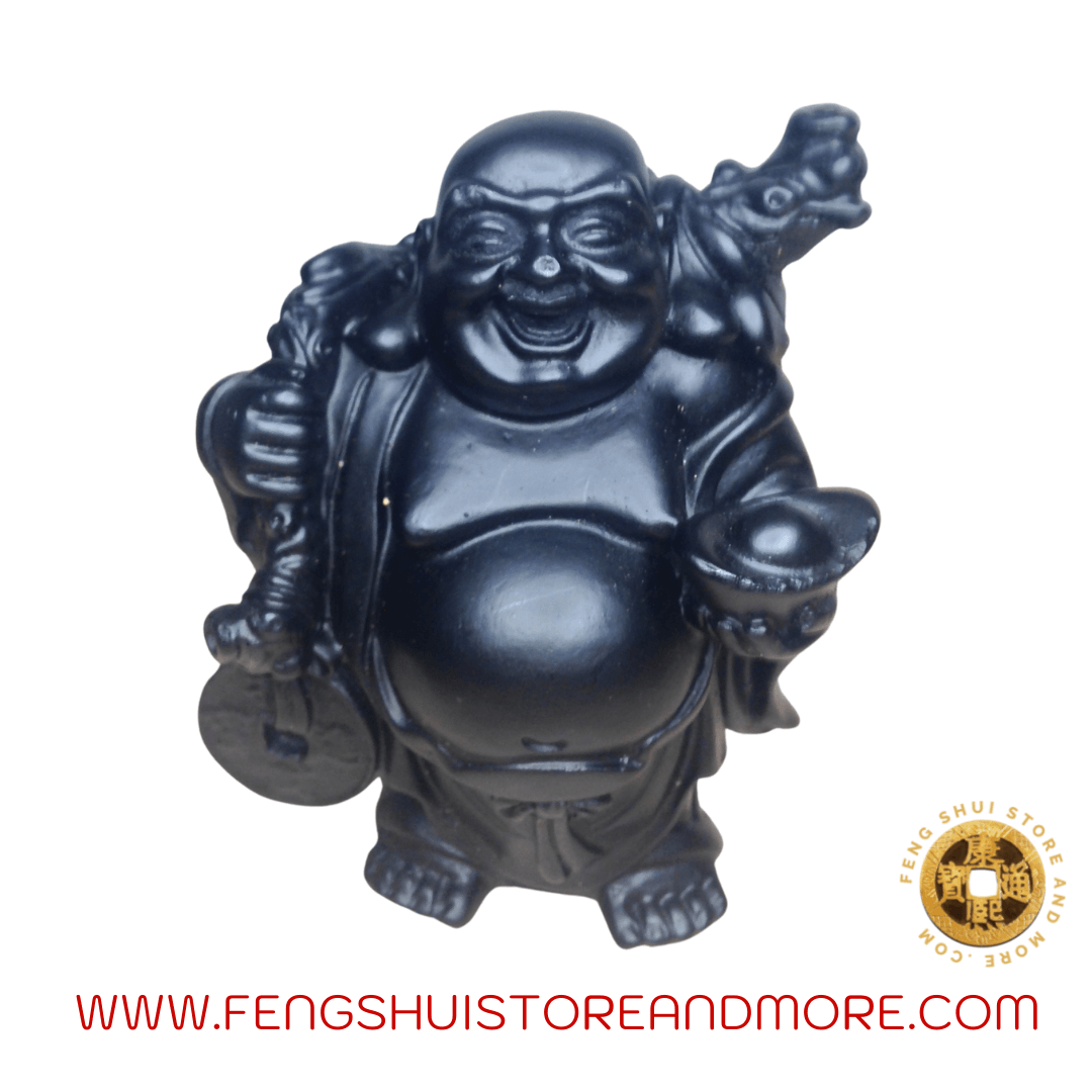 Buddha with Money Bag, Yuan Bao and Coin