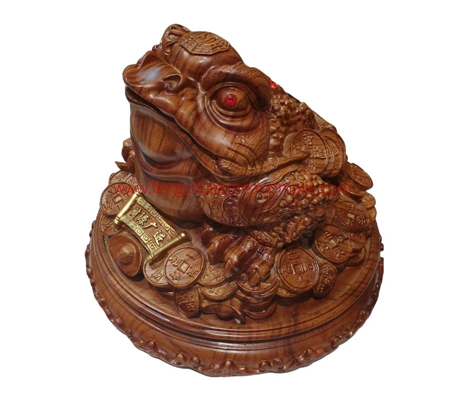 Three Legged Coin Frog Timber Look