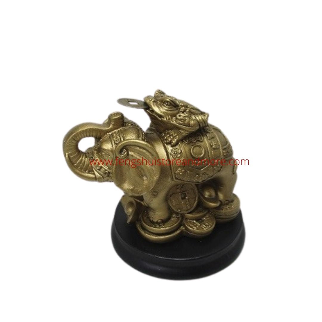 Elephant with Three Legged Coin Toad