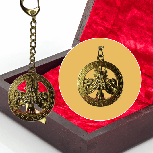 Double Dorje Symbol Keyring