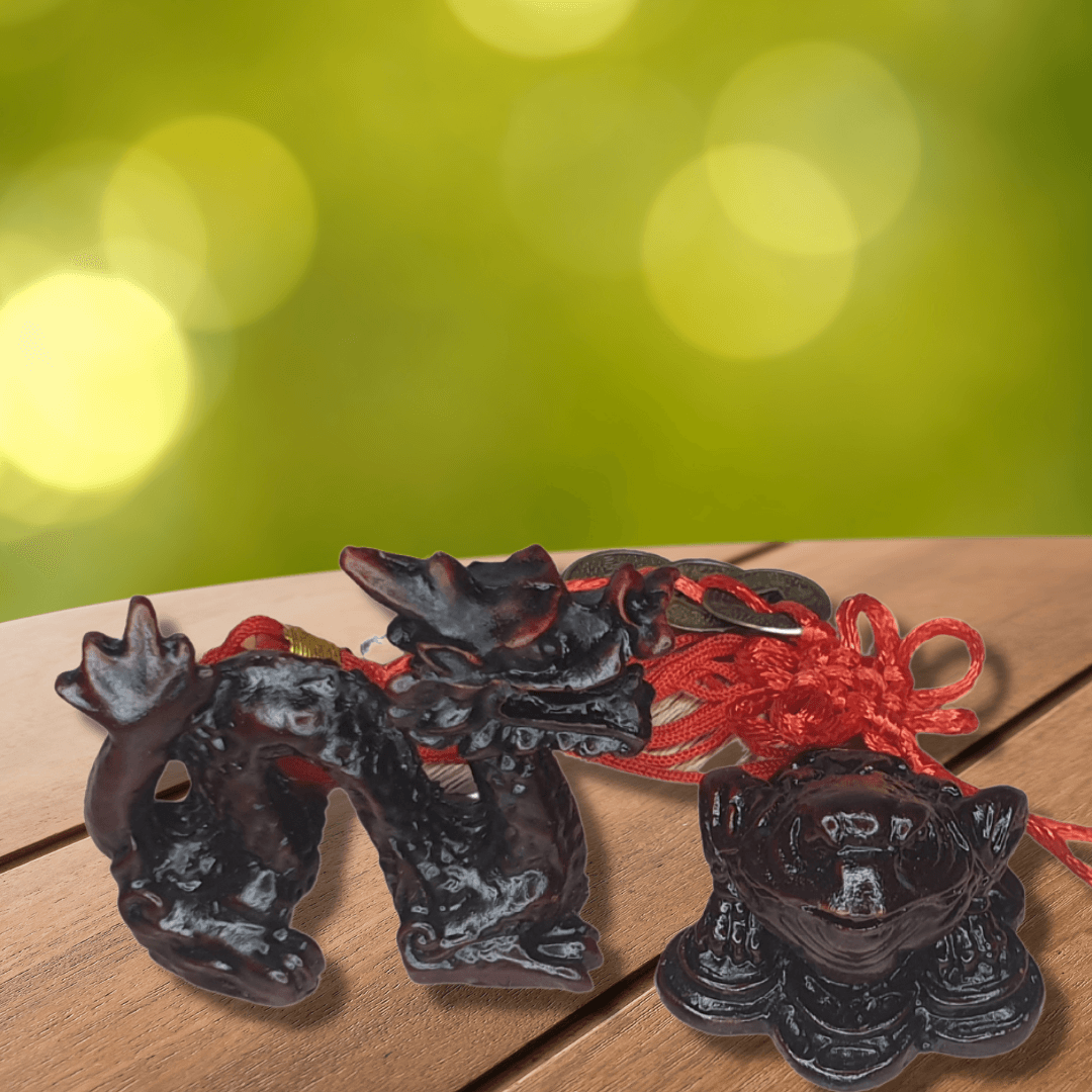 Dragon and Three Legged Coin Frog