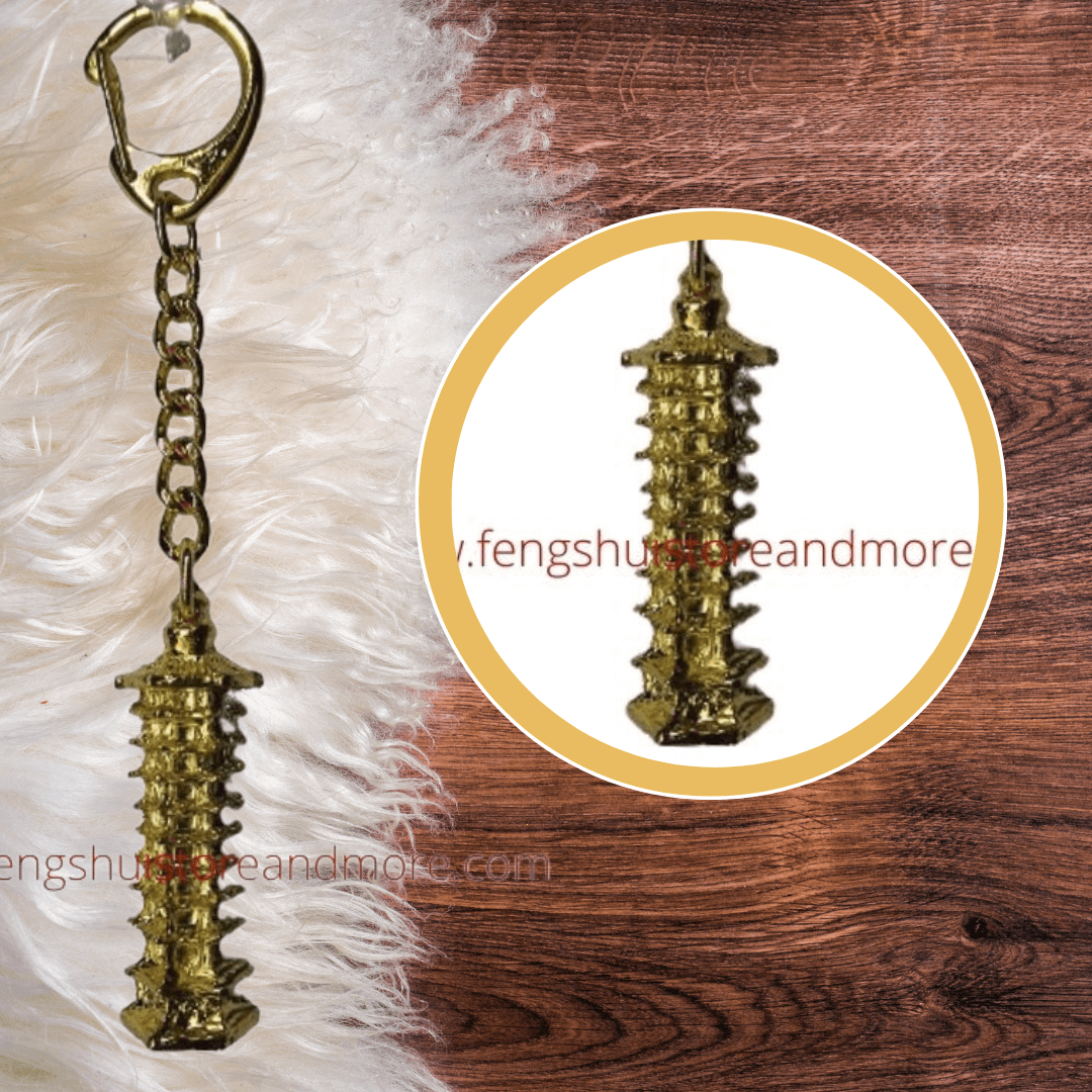 Education Tower Keyring