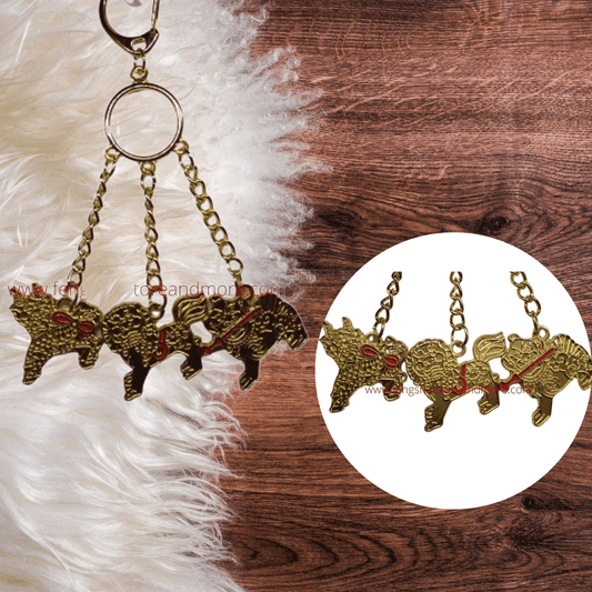 Three Celestial Guardians Keyring