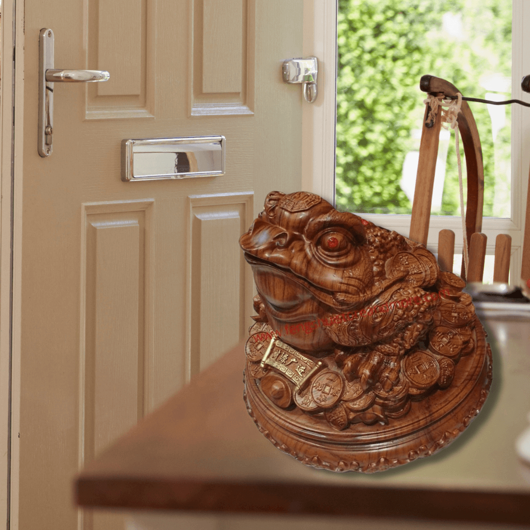 Three Legged Coin Frog Timber Look