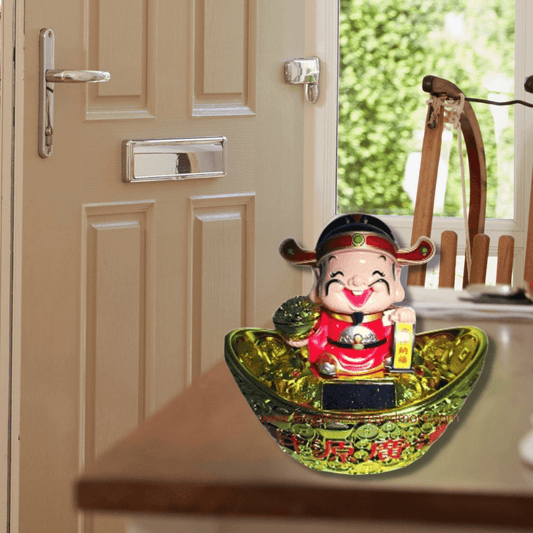 Tsi Shen with Scroll and Wealth Bowl East