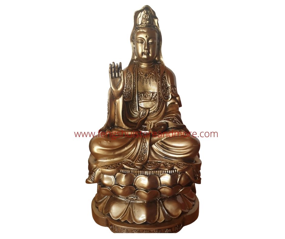 Quan Yin Sitting on Lotus