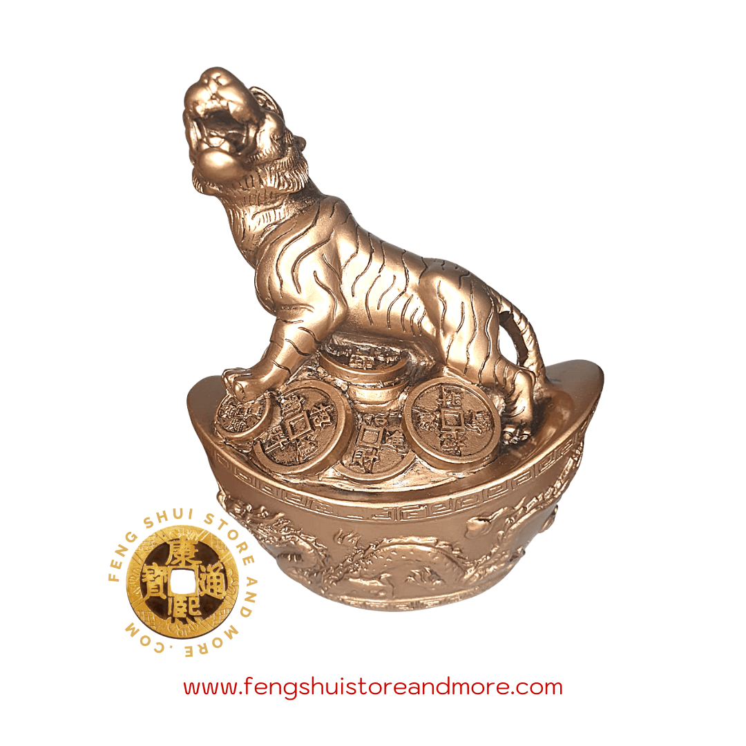 Tiger on Yuan Bao & Coins