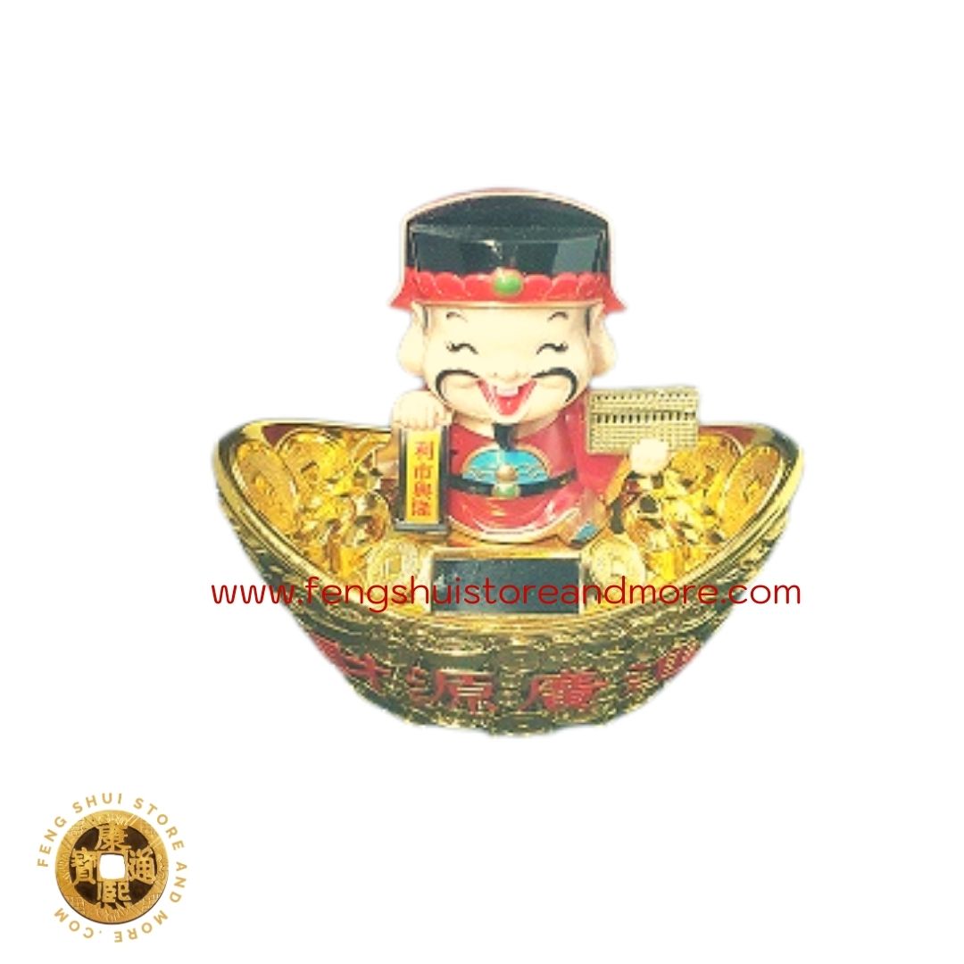 Tsi Shen with Scroll and Abacus North