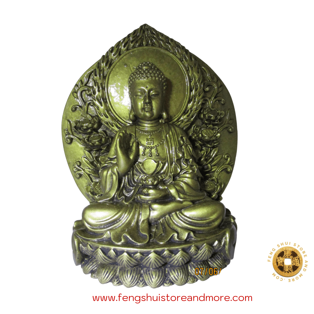 Buddhavista sitting on Lotus Throne